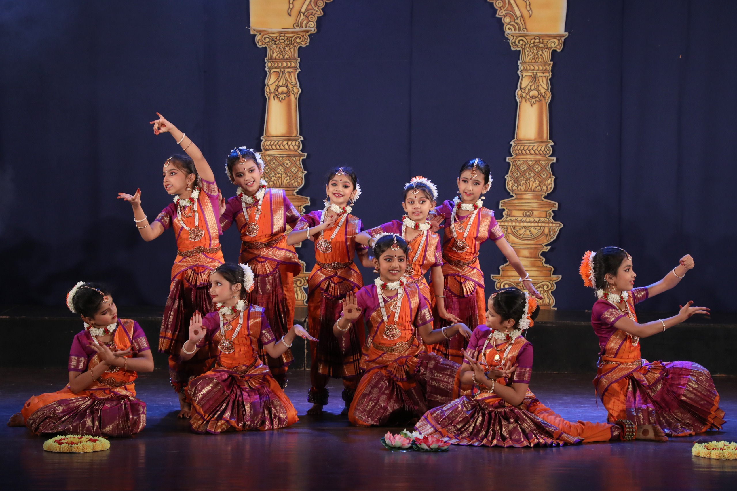 Student Bharatanatyam performance